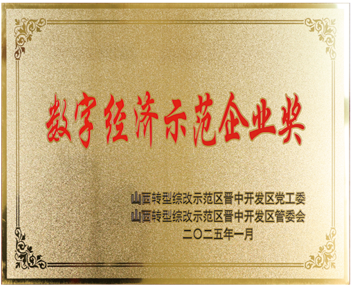 数字经济示范企业奖